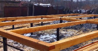 Пол на винтовых сваях Реж цена от 15415 руб.